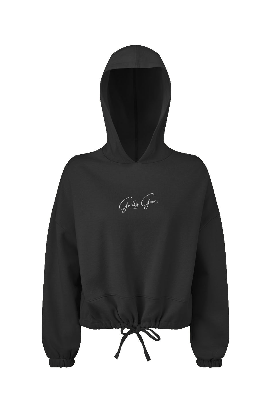 Guilty Gear Ladies' Cropped Oversize Hooded Sweatshirt